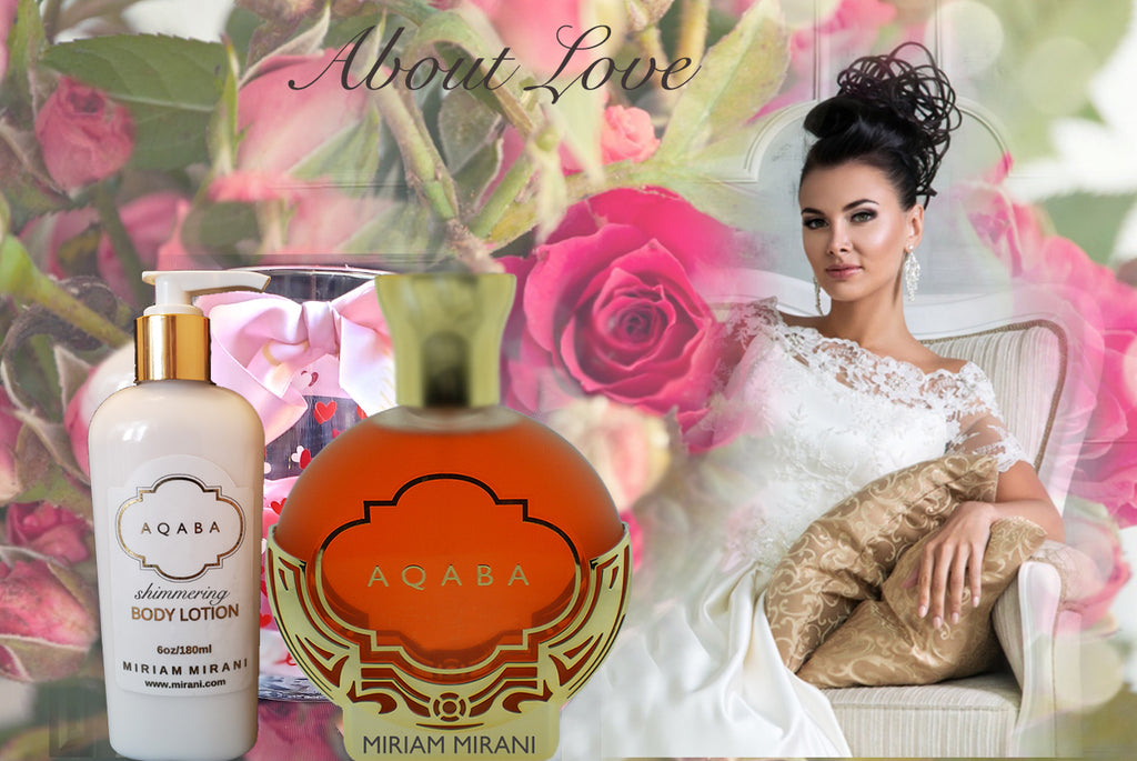Shimmering Lotion with AQABA Perfume: 100ml or 50ml size - USA Free Shipping