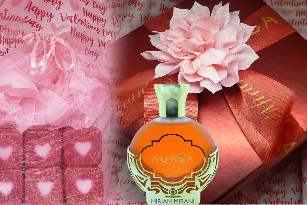VALENTINE GIFT BOX WITH PURCHASE: AQABA CLASSIC with 12 heart wax melts, travel/home plug-in warmer and glass holder